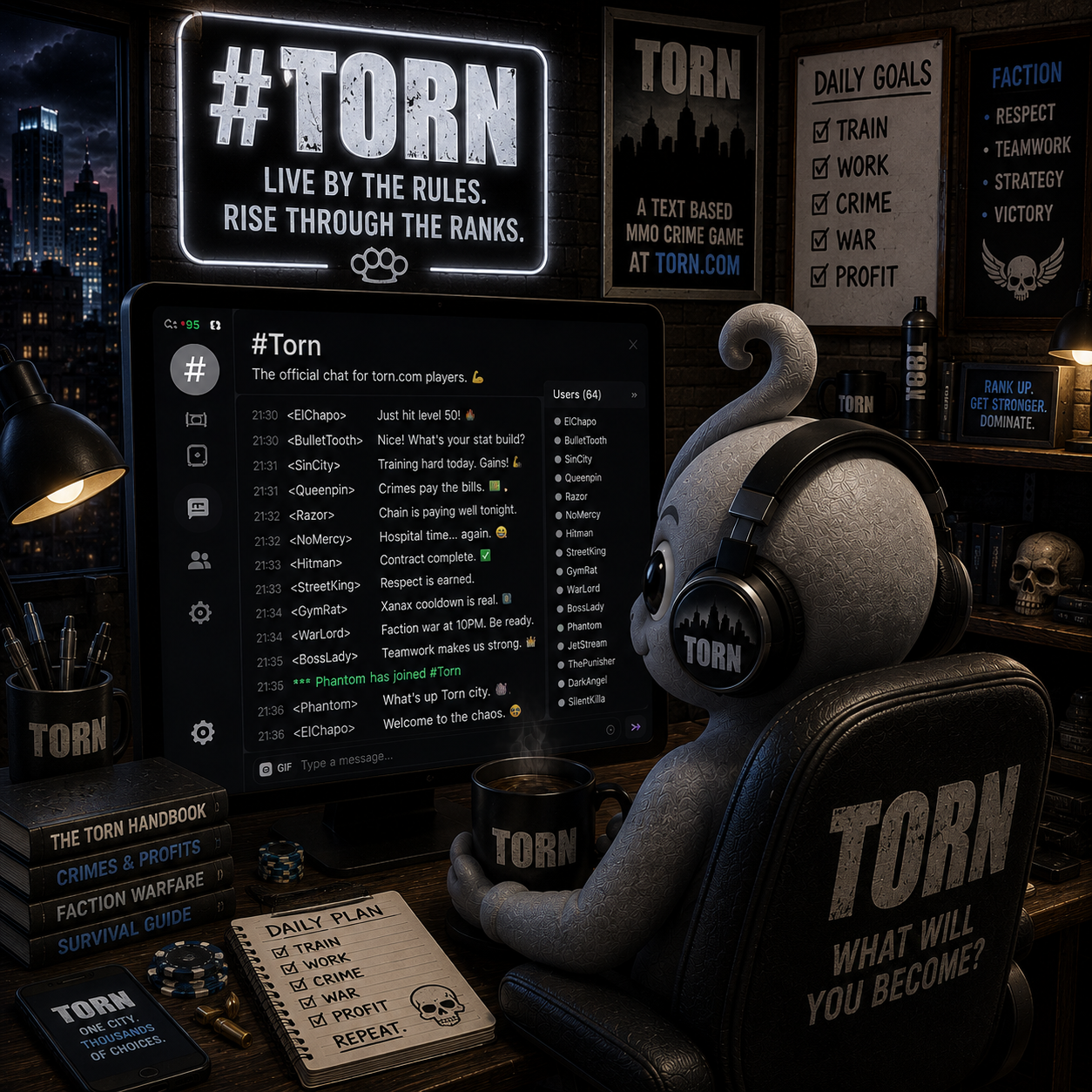 Morphling representing the Torn chat room